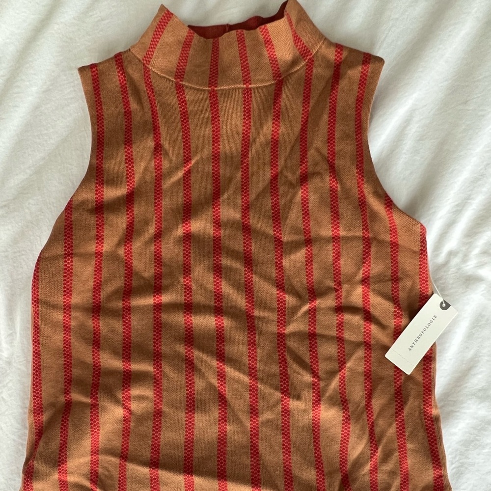 MUST GO 2/4 - Anthropologie mock neck sleeveless sweater